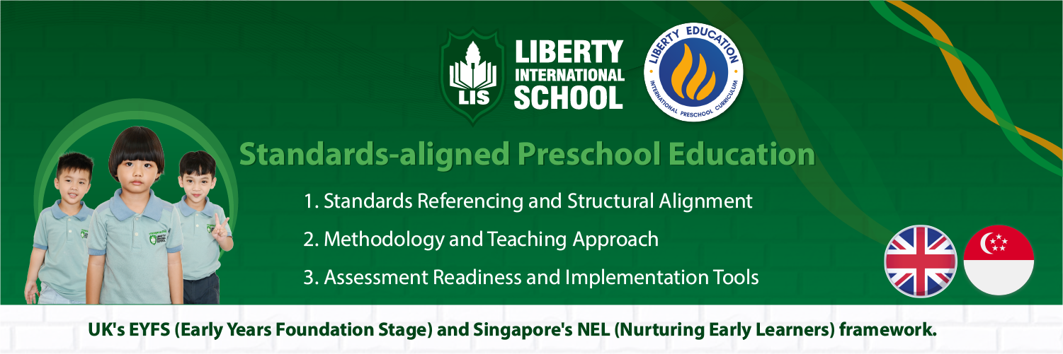 Liberty International School standards aligned preschool and kinder  curriculum